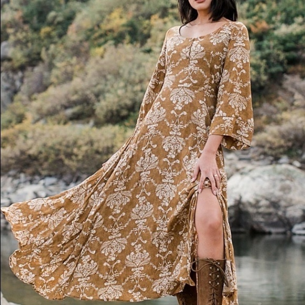 Joyfolie Hina Dress in Paisley Size M